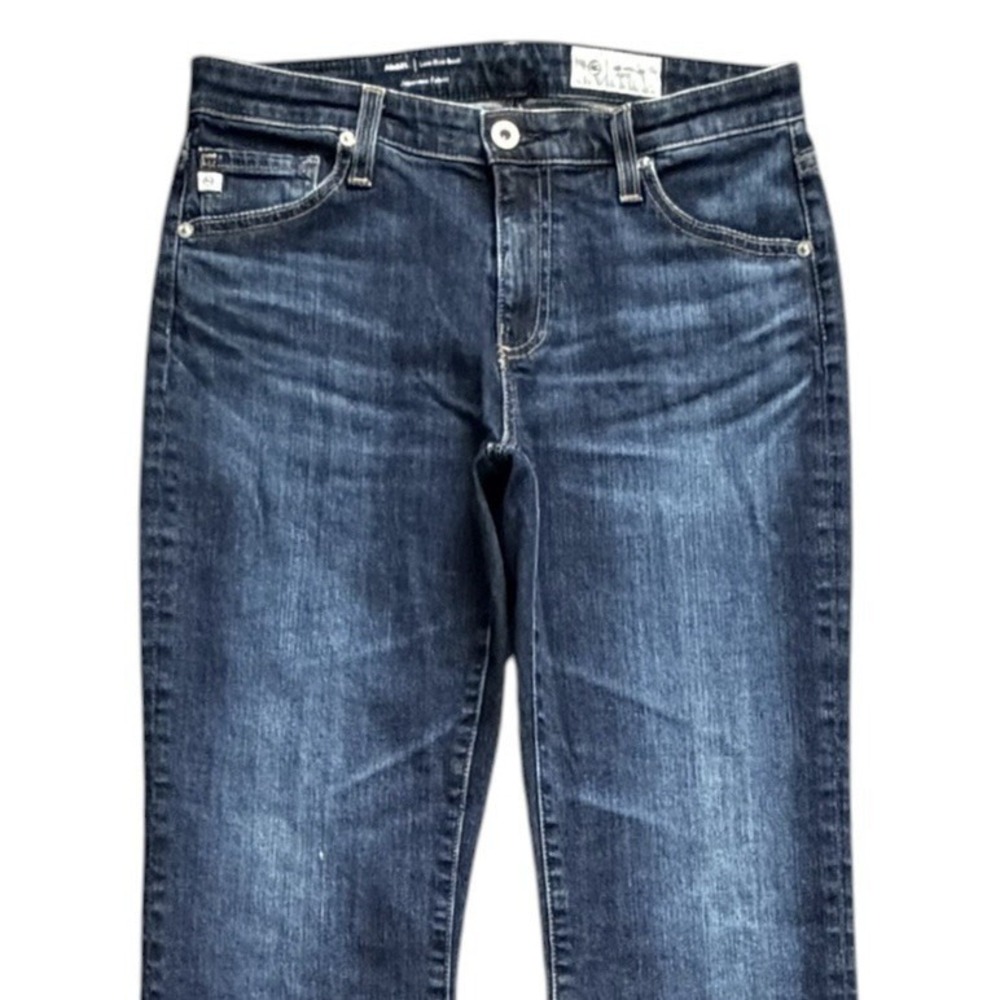 AG Angel Low Rise Boot Jeans Womens 28 Blue Stretch Japanese Fabric - Picture 3 of 14